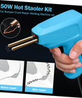 DIY Dope Hot Stapler Plastic Welding Kit With Staples For Quick Car Bumper And Headlight Repairs, portable tool in hand