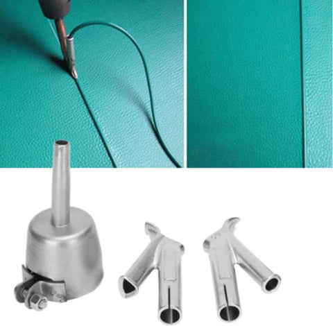 Heavy Duty 1600W Hot Air Plastic Welding Kit For PVC And Vinyl Repairs with nozzles and welding tool shown