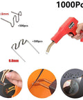 1000 Pcs Plastic Welding Staples Set for Hot Stapler Repair 0.6mm and 0.8mm wave staples for car bumpers, dashboards, plastic repairs