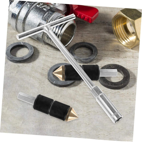 Water Stopper Tool Kit For Plumbing Emergency Leak Repair With Wrench And Pins Built Tough From Stainless Steel Copper And Rubber