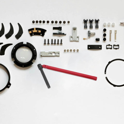 Do It All Basin Wrench And Socket Spanner Set 8 To 13 Millimeter Plumbing Tool Kit components laid out on white background