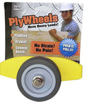Compact Plywood And Drywall Dolly For Moving Panels And Drywall Carts By Plywheels Portable Panel Carrier Rolls Any Material