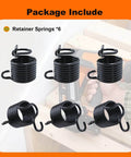 Pneumatic Air Hammer Retaining Springs Set Six Pack Carbon Steel Durable Retainer Springs For Air Chisels And Hammers
