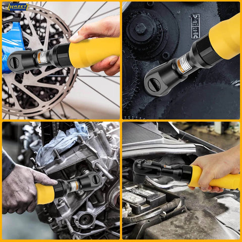 3/8-Inch Air Ratchet Wrench in use for auto maintenance, professional pneumatic ratchet wrenches, maximum torque 60 FT-LBS