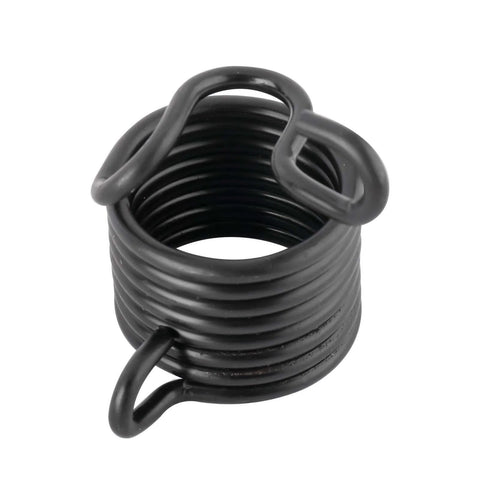Close-up of a black spring from Air Hammer Bit Set Four Piece Including Three 0.401 Inch Shank Pneumatic Chisel Bits And One Spring