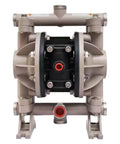 Front view of Air Operated Double Diaphragm Pump 1/2 inch Inlet/Outlet Pneumatic Waste Oil Transfer Pump for Chemical DN15 15GPM Dual Diaphram Teflon byPolypropylene115 PSI