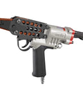 SC7E Pneumatic Hog Ring Gun With Extended Nose For Deep Access, 15 Gauge Three Quarters Inch Crown, 8.8mm Closure, side view