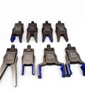Set of Magnetic Gripper Fixtures for Pneumatic Systems in Red Wine Color, Durable Tools for Automated Workflows and 3D Printer Attachment