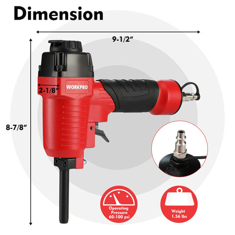 Pneumatic Nail Remover And Denailer For Wood Work Pieces Heavy Duty Punch Nailer Puller 60 To 100 PSI With 6mm Nose