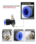 Pneumatic quick connect connector air speed regulating valve Accelerator valve, SL12-01 with anti-trip design detail