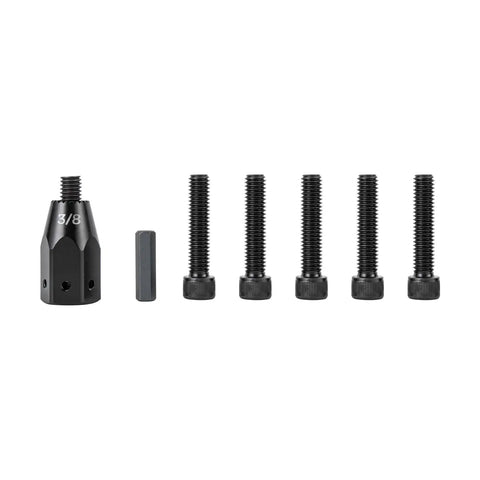 Industrial Grade Pneumatic Rivet Nut Gun Kit With Heads For 10-24 1/4 5/16 And 3/8 Inch Sizes Quick Change Nosepiece 20 Mandrels Included