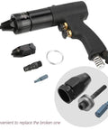 Pneumatic Rivet Nut Head Set For Air Riveters M5 M6 M8 M10 showing tool components and attachment options