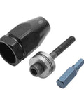 Pneumatic Rivet Nut Head Set For Air Riveters M5 M6 M8 M10, Four Size Kit with hex straight shank close-up view