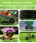 Wide application of 4.80/4.00-8 pneumatic tires for wheelbarrow, dump cart, utility cart, garden cart, and trailer