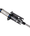 Metal Pneumatic Toggle Clamp With Auto Control Industrial Air Clamp in Carbon Steel, angled view showing rugged construction