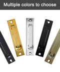 Multiple color options for Pocket Door Edge Pull In Antique Brass For Hidden Edge Access And Easy Operation