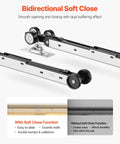Pocket Door Frame Kit For 24-36 Inch Wide Doors, 80 Inch High, Two-Way Soft Close Mechanism shown in detail