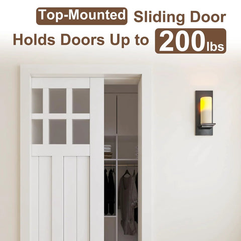 Complete Pocket Door Hardware Kit With 48 Inch Aluminum Track And Two One Inch Nylon Ball Bearing Hangers, Door Guides And Bumper Stop, Fits Part Numbers 1125 And Upgrades 1500, One And One Quarter Inch Center To Center, Suitable For Minimum 1 Inch Thick.