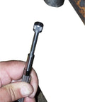 Using Pocket Model Grease Joint Rejuvenator Tool By IPA Tools Innovative Products Of America for unclogging in machinery.