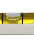Compact pocket magnetic level with pickup delivers fast, accurate measurements at hand, featuring a strong magnet and V groove for pipes.