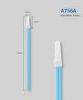 Premium Cleanroom Pointed Tip Swabs For Precision Cleaning In Sensitive Environments Bulk Pack 1000 Pieces 73mm Long 3.2mm Head Width