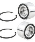 Beefed Up Front Wheel Bearings Kit For Polaris Ranger And Sportsman UTVs 35x64x37mm With Ring Clip 2 Pack OEM 3514634 Replacement
