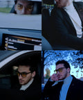 Polarized Night Vision Driving Glasses With Yellow Lens For Men And Women worn by man in car and outdoors