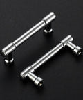 20 Pack 3 Inch Hole Center Solid Kitchen Cabinet Handles In Polished Chrome Dresser Pulls And Cabinet Drawer Pulls For Kitchen Cupboard Hardware Durable Zinc Alloy 3 Inch Center Spacing 1/2 Inch Width 1-1/4 Inch Projection
