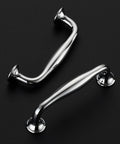 20 Pack 3-3/4 Inch Polished Chrome Cabinet Handles Solid Zinc Alloy Cupboard And Drawer Pulls For Kitchen Cabinets And Furniture
