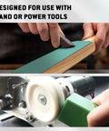 Five color coded 4oz polishing bars deliver a complete finishing workflow with progressive grits for metals and glass