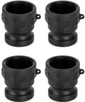 Poly Cam Latch Fittings 4 Pack Type A Standard Couplings Plastic Quick Disconnect Adapters 2 Inch Male To Female Thread