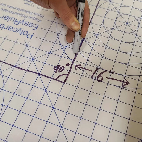 Marking a Polycarbonate Clear Plastic Sheet 12 By 18 By One Sixteenth Inch EasyRuler Film Shatter Resistant For VEX Robots DIY Hobby