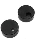 Anti Jump Pad Set For Sliding Barn Door Hardware, POM Material, Durable Under Track Safety Pads, 9mm Thick By 22mm Diameter, Two Pads
