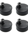 Anti Jump Pad Set For Sliding Barn Door Hardware, POM Material, Durable Under Track Safety Pads, 9mm Thick By 22mm Diameter, Includes Two Sets