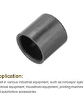 8 Pack POM Sleeve Bearings Plastic Bushings ID 8mm OD 10mm Length 10mm Self Lubricating Oilless Black Bushing for low friction machinery and DIY projects
