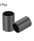 Image showing two of the Six Pcs POM Sleeve Bearing Plastic Bushings, Self Lubricating Oilless Maintenance Free Black ID 12mm OD 14mm