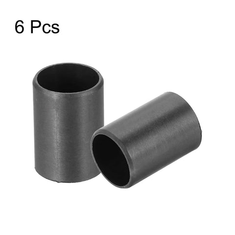 Image showing two of the Six Pcs POM Sleeve Bearing Plastic Bushings, Self Lubricating Oilless Maintenance Free Black ID 12mm OD 14mm