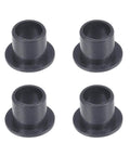 Flanged Sleeve Bearing Set With 8mm Bore 10mm Outer Diameter And 10mm Length POM Self Lubricating Oil Free Bushings In Black Pack Of 4