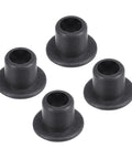 4 Pack Flanged Sleeve Bearings 3mm By 4.5mm By 5mm POM Oilless Bushing For Equipment And Machinery Use Black Self Lubricating
