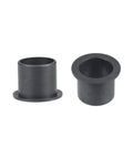 Flanged Sleeve Bearing 20mm Bore 23mm OD 21mm Length POM Self Lubricating Oilless Wrapped Black Bushings