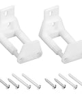Sliding Door Guide Set With Adjustable Barn Door Hardware Floor And Wall Mount POM Plastic Includes Two Packs And Eight Screws