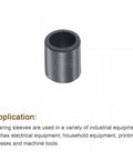 Self Lubricating POM Sleeve Bearings 5mm Bore 7mm OD 8mm Length Wrapped Oilless Bushings Black Set Of 4