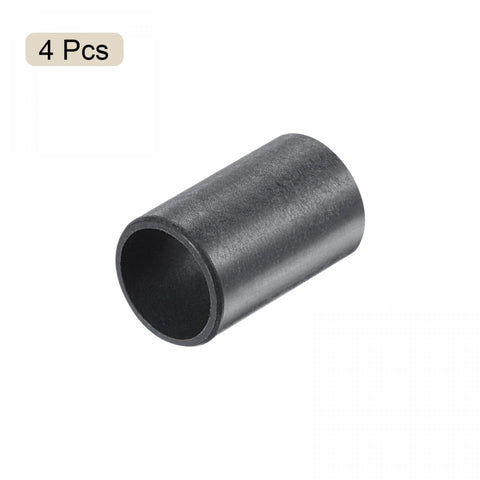 Four POM Sleeve Bearings 10mm Bore 12mm OD 20mm Length Self Lubricating Oilless Bushings Wrapped Black 4 Pieces