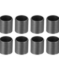 8 Pack POM Sleeve Bearings 12mm ID 14mm OD 15mm Length Self Lubricating Oilless Plastic Bushings Black For DIY Projects And Small Machines Low Friction Maintenance Free Durable Replacement Set