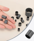 8 Pack POM Sleeve Bearings 12mm ID 14mm OD 15mm Length Self Lubricating Oilless Plastic Bushings Black For DIY Projects And Small Machines
