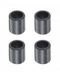Self Lubricating POM Sleeve Bearings 5mm Bore 7mm OD 8mm Length Wrapped Oilless Bushings Black Set Of 4 for precision guides