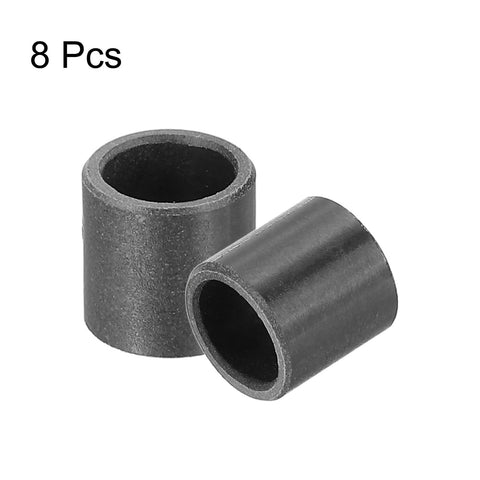 8 Pcs POM Sleeve Bearing Bushings 6mm ID 8mm OD 8mm Length Oil Free Self Lubricating Black Plastic Bearings