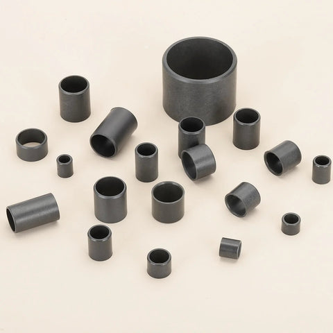 Assorted 8 Pack POM Sleeve Bearings Plastic Bushings ID 8mm OD 10mm Length 10mm Self Lubricating Oilless Black Bushing