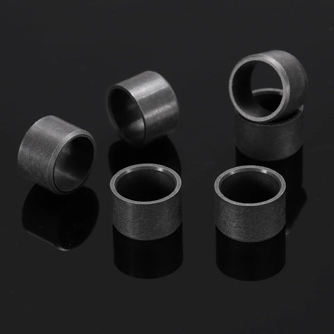 Eight Pack POM Sleeve Bearings With ID 10mm OD 12mm And Length 8mm Oilless Wrapped Bushings Black Self Lubricating Plastic Bearings