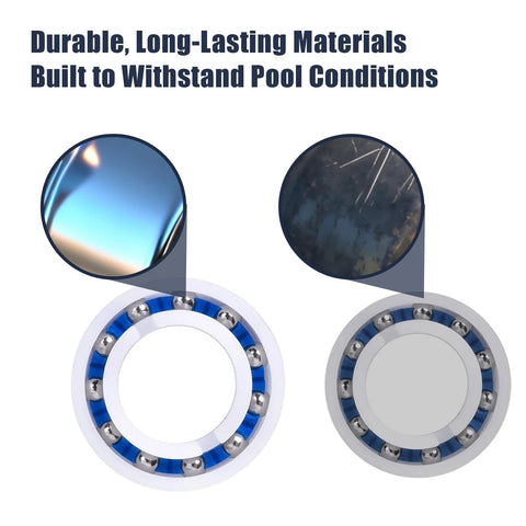 Close-up of C60 wheel bearings from Pool Cleaner Replacement Kit For Polaris 180 280 Vac-Sweep Models